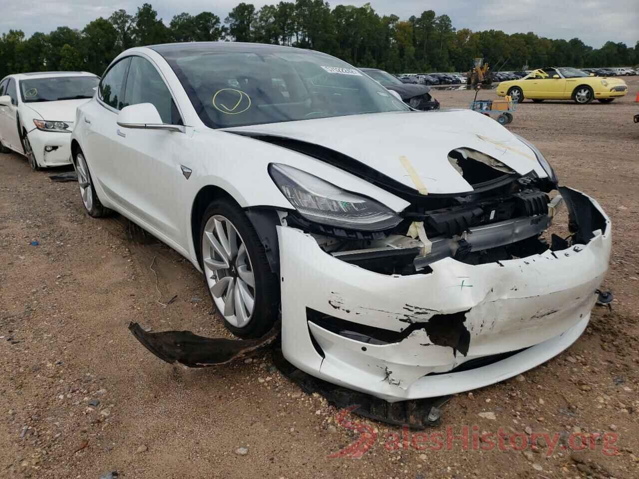 5YJ3E1EB1KF390125 2019 TESLA MODEL 3