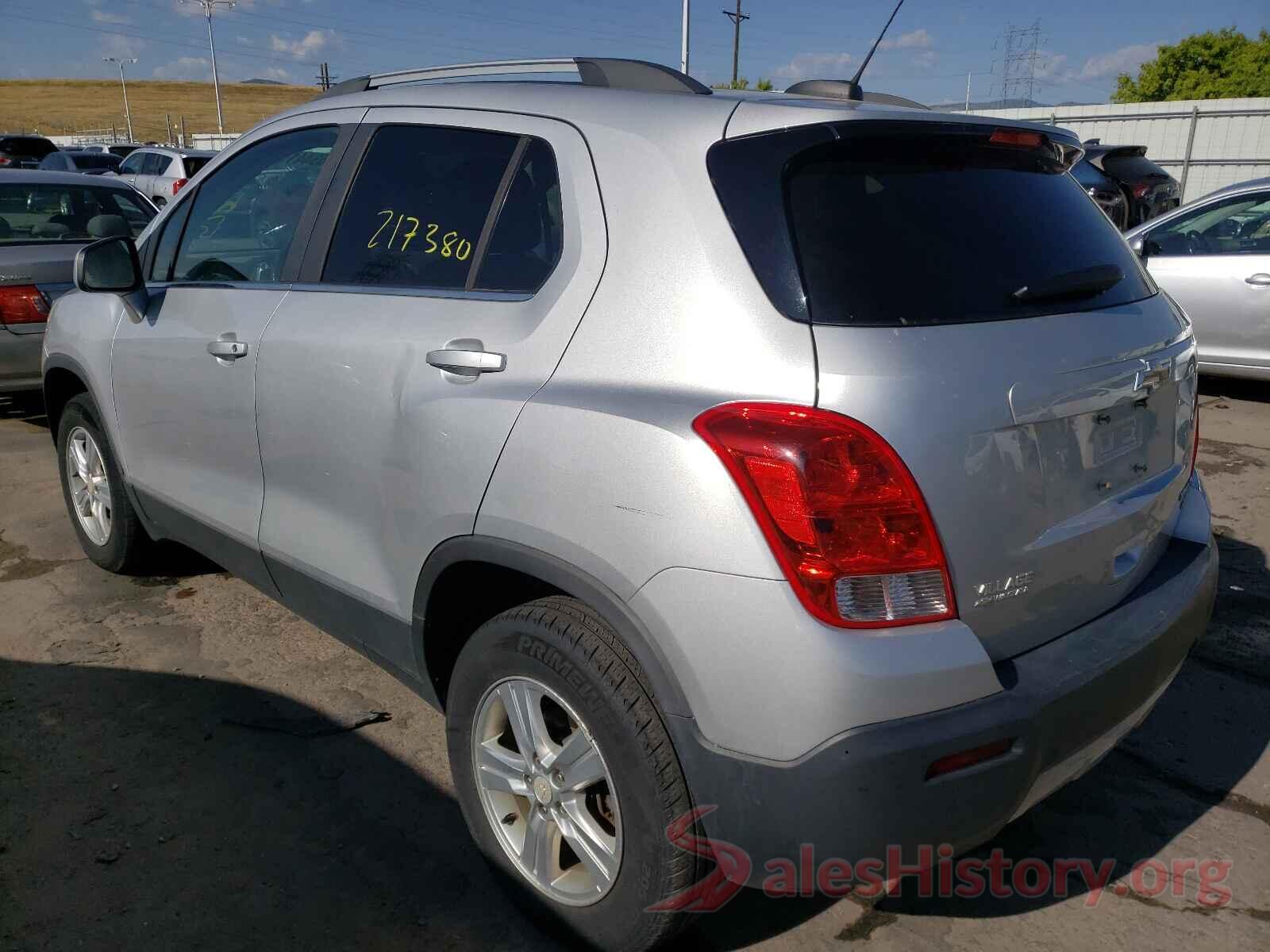 3GNCJPSBXGL159968 2016 CHEVROLET TRAX