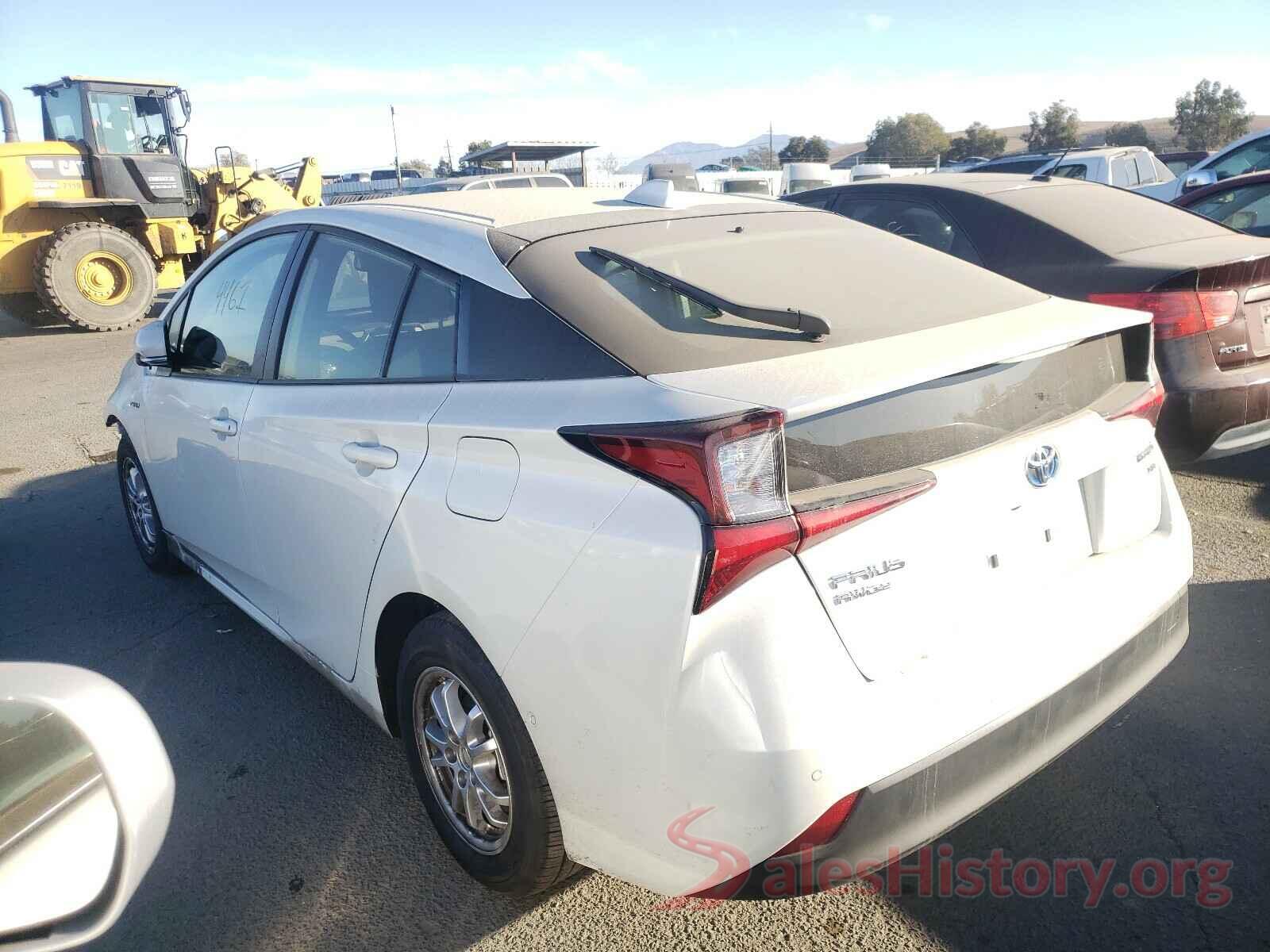 JTDL9RFU4L3016349 2020 TOYOTA PRIUS