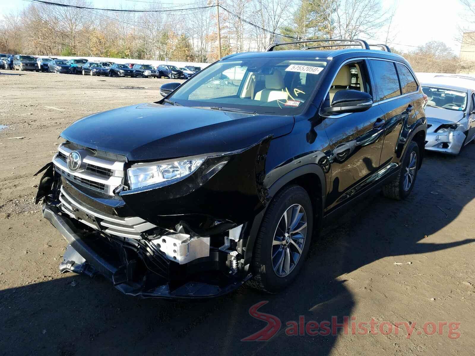 5TDJZRFH4KS613217 2019 TOYOTA HIGHLANDER