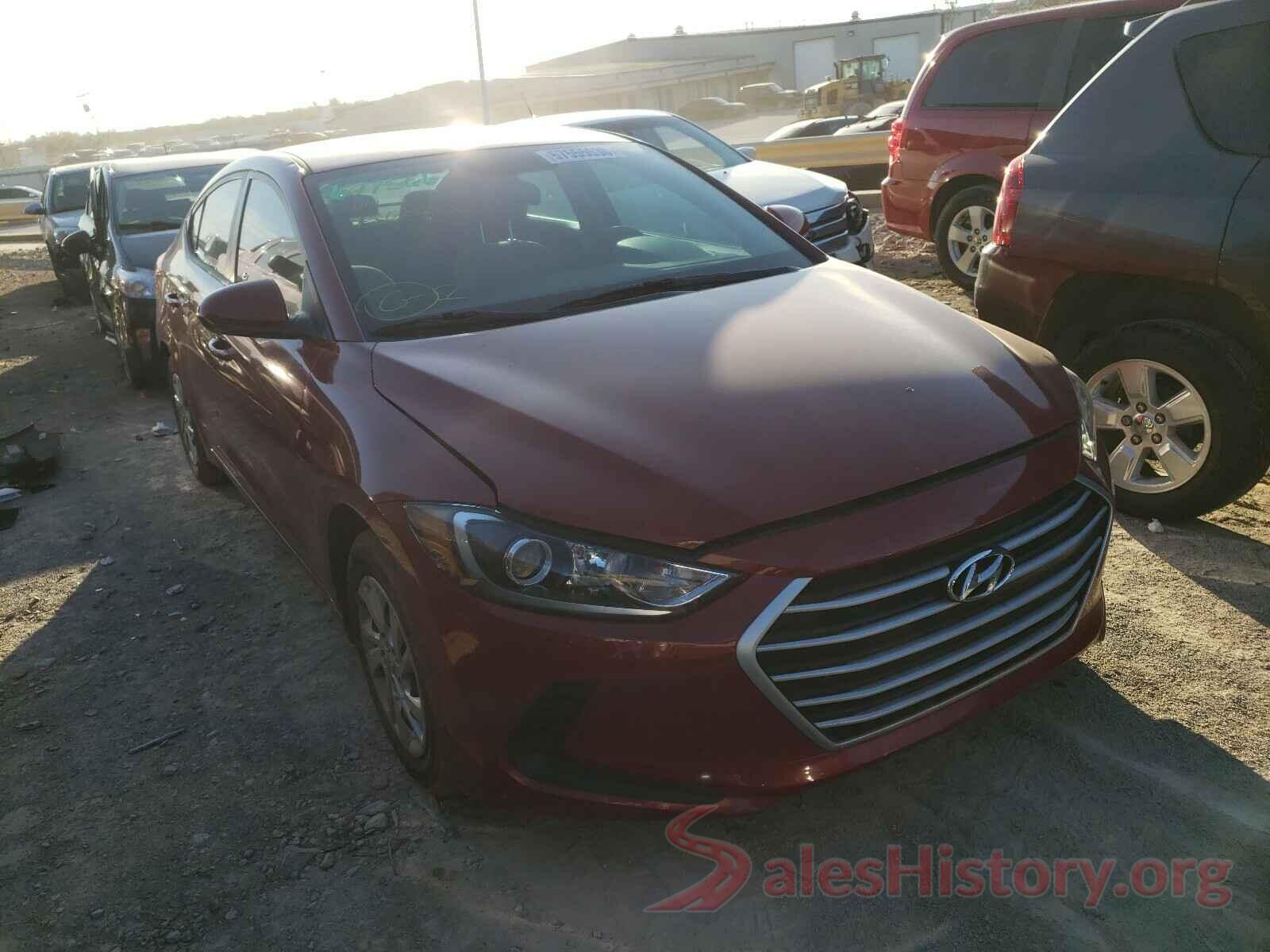 KMHD74LF5HU136080 2017 HYUNDAI ELANTRA