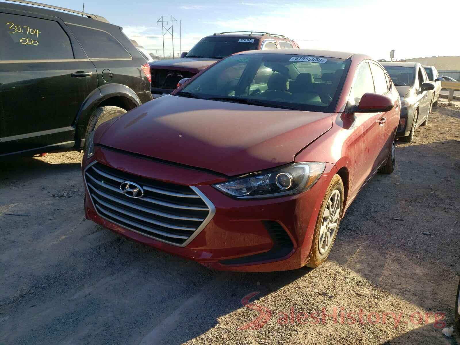 KMHD74LF5HU136080 2017 HYUNDAI ELANTRA