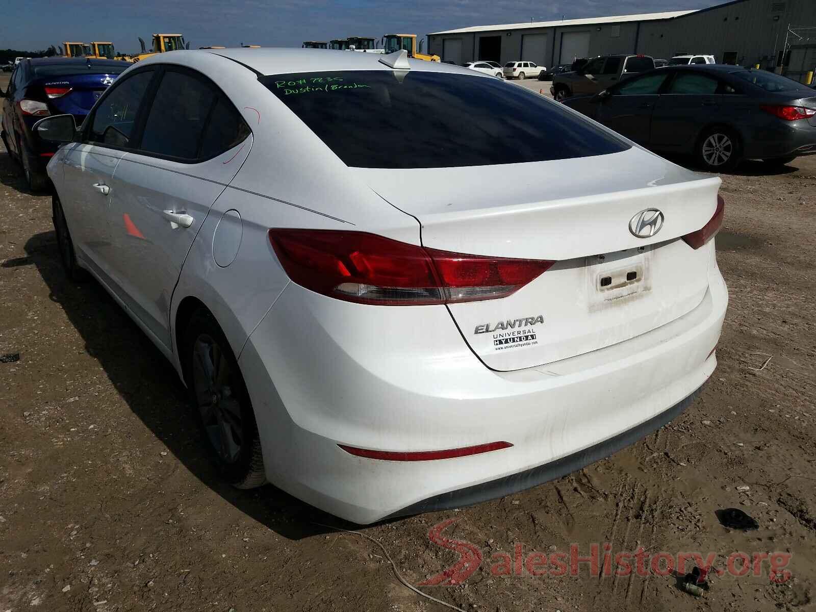 5NPD84LF6HH145351 2017 HYUNDAI ELANTRA