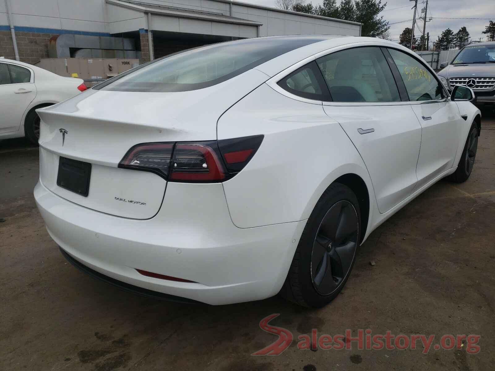 5YJ3E1EBXKF437247 2019 TESLA MODEL 3