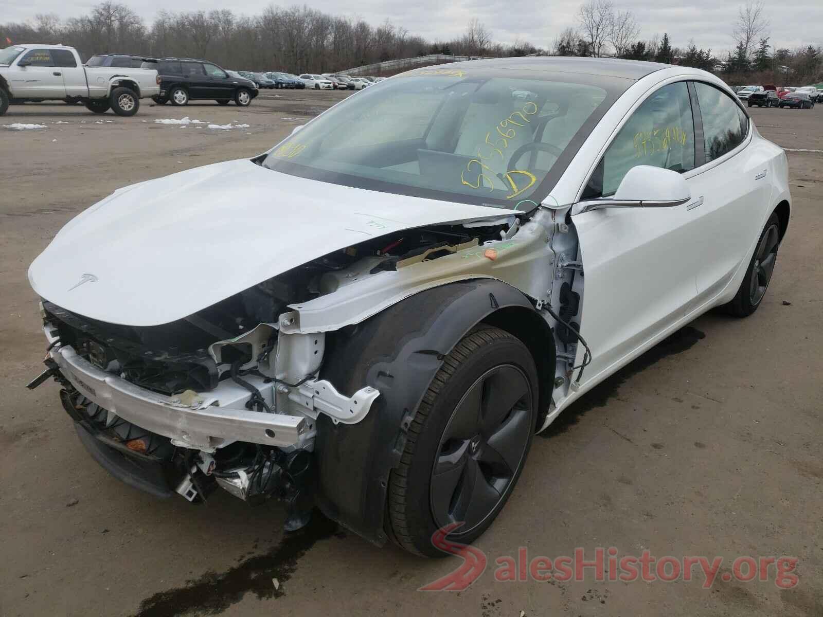 5YJ3E1EBXKF437247 2019 TESLA MODEL 3