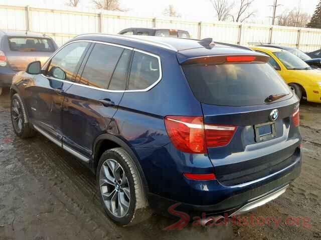 5UXWX9C55G0D63830 2016 BMW X3