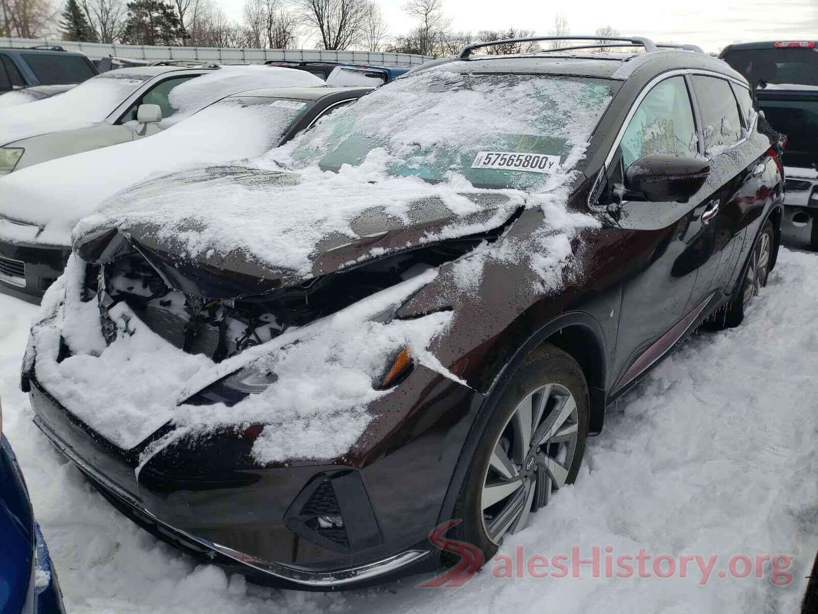 5N1AZ2MS6KN135602 2019 NISSAN MURANO