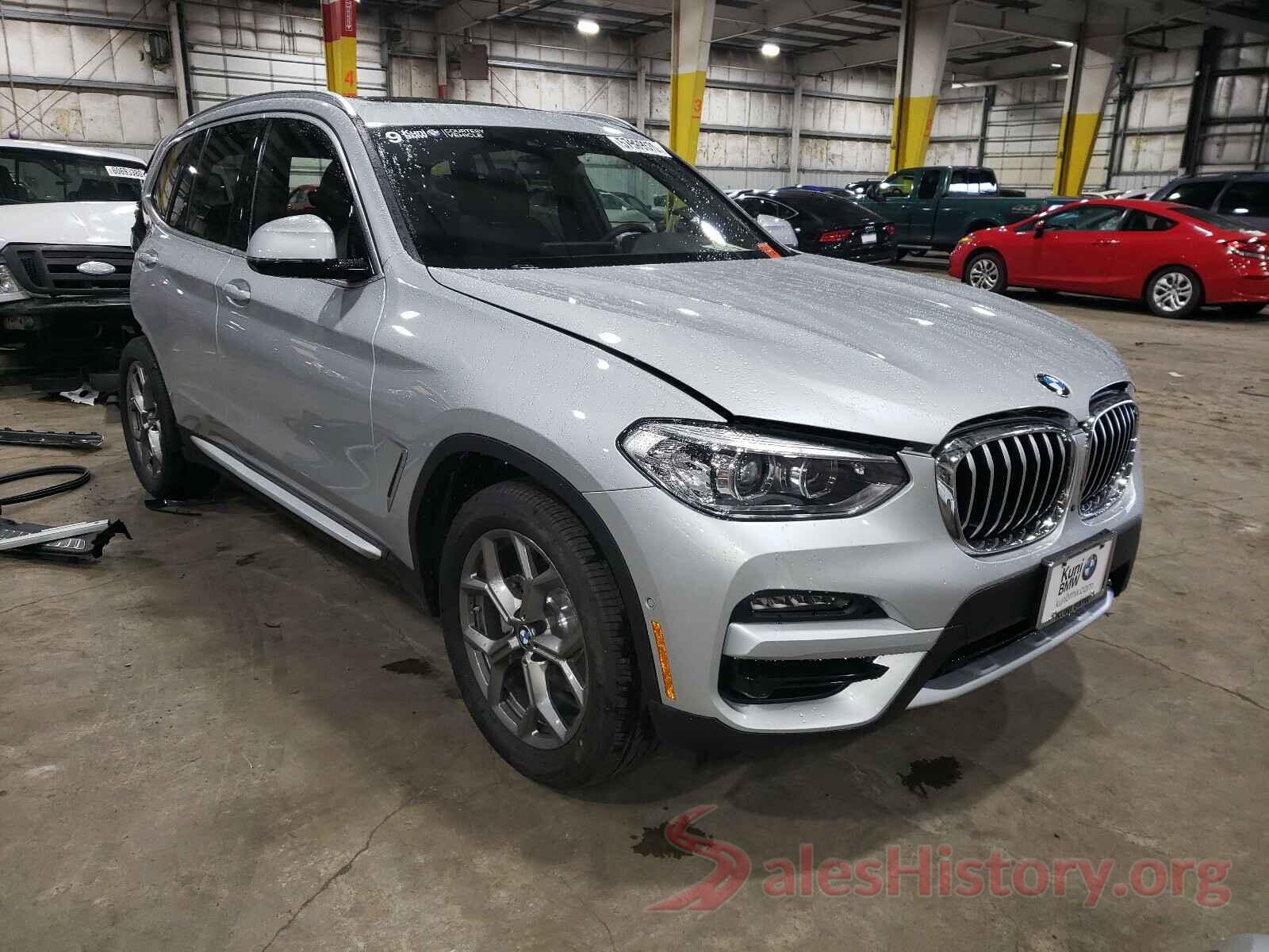 5UXTY5C09M9E42700 2021 BMW X3