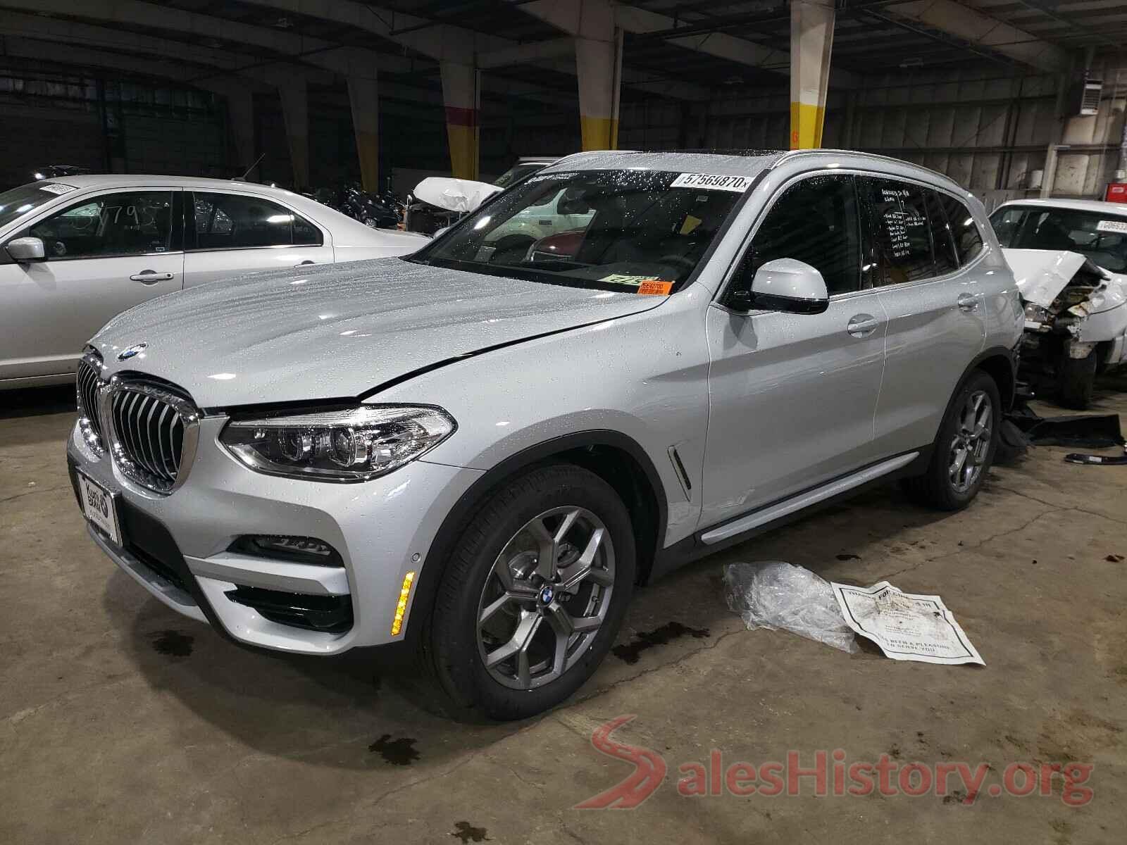 5UXTY5C09M9E42700 2021 BMW X3