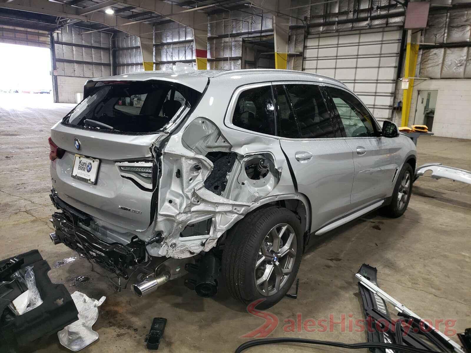 5UXTY5C09M9E42700 2021 BMW X3