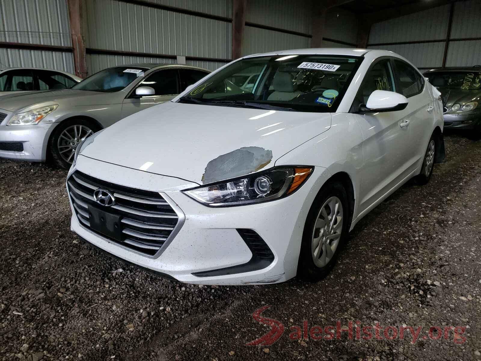 5NPD74LFXHH189551 2017 HYUNDAI ELANTRA