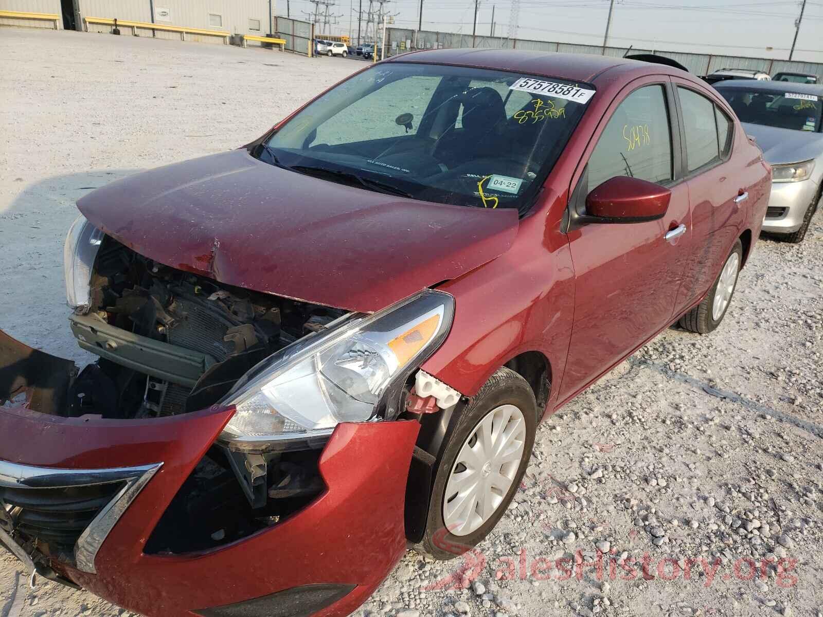 3N1CN7AP9KL835929 2019 NISSAN VERSA