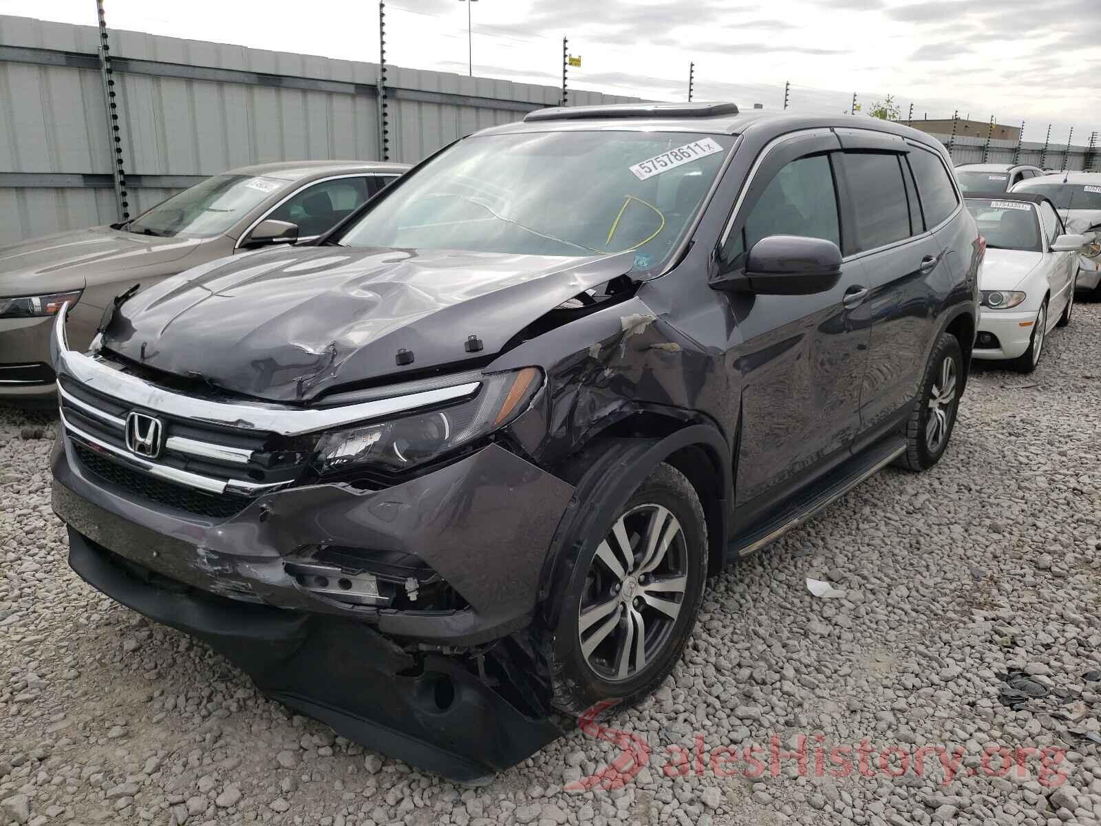 5FNYF6H5XGB050856 2016 HONDA PILOT