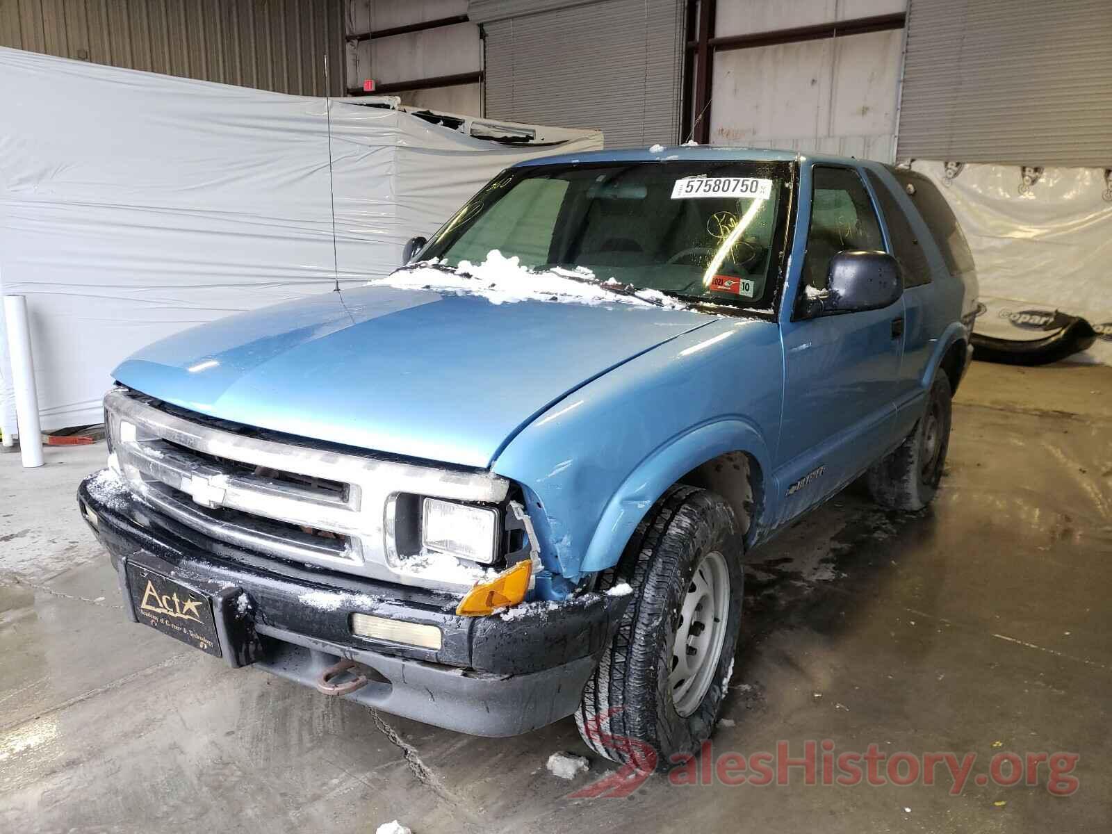 1GNCT18W3VK198594 1997 CHEVROLET BLAZER