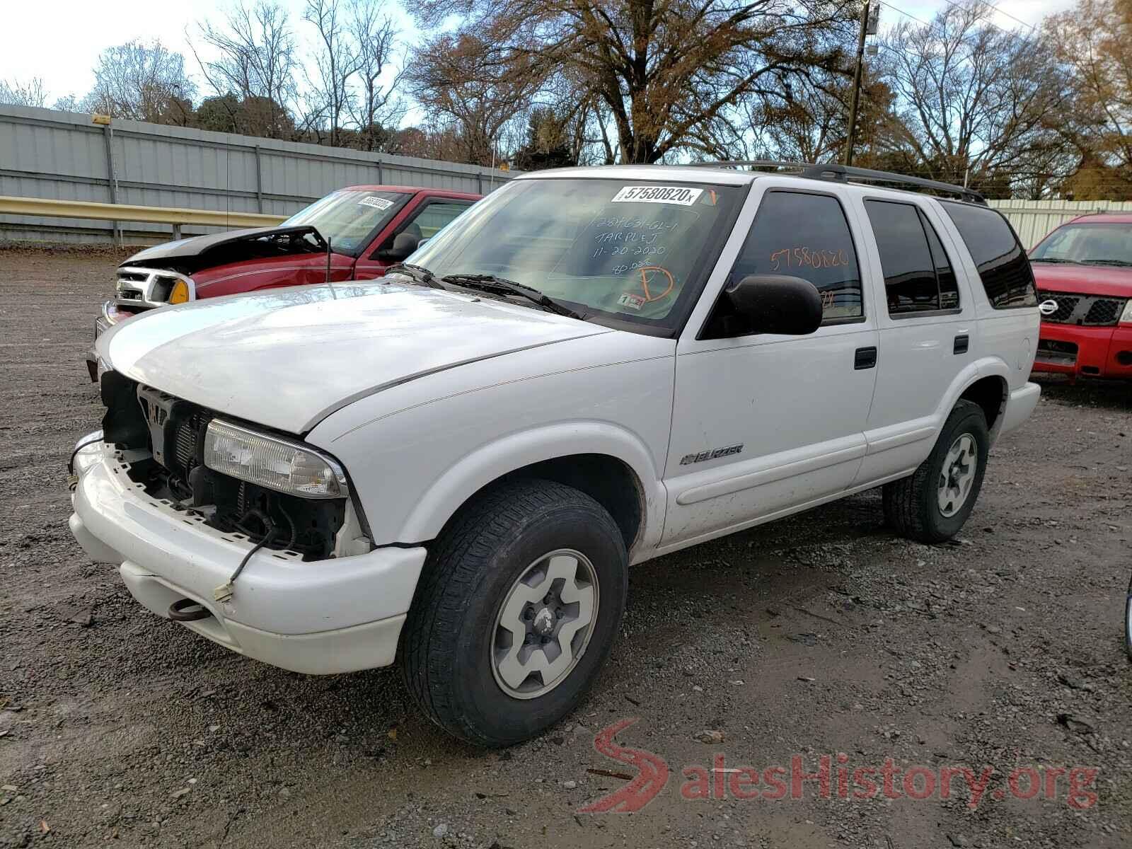 1GNDT13X14K143466 2004 CHEVROLET BLAZER