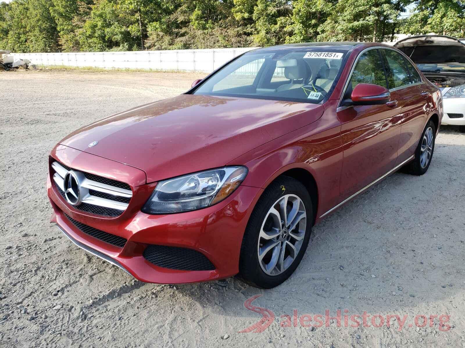 55SWF4KB6HU218079 2017 MERCEDES-BENZ C-CLASS