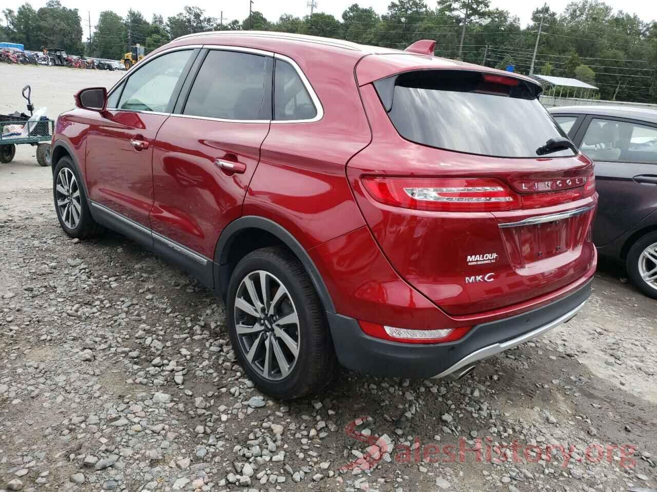 5LMCJ3D90KUL38183 2019 LINCOLN MKC