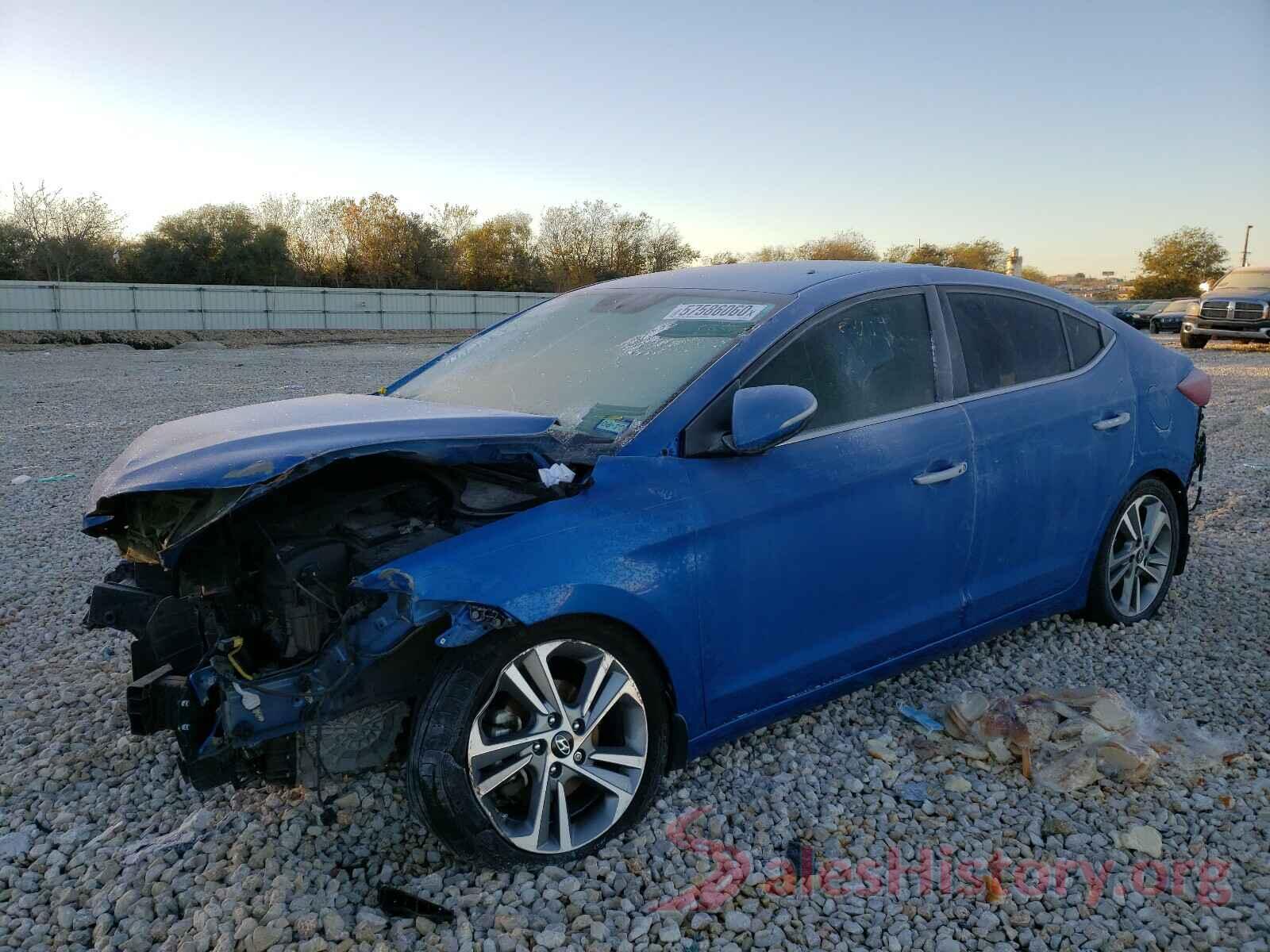 KMHD84LFXHU292550 2017 HYUNDAI ELANTRA