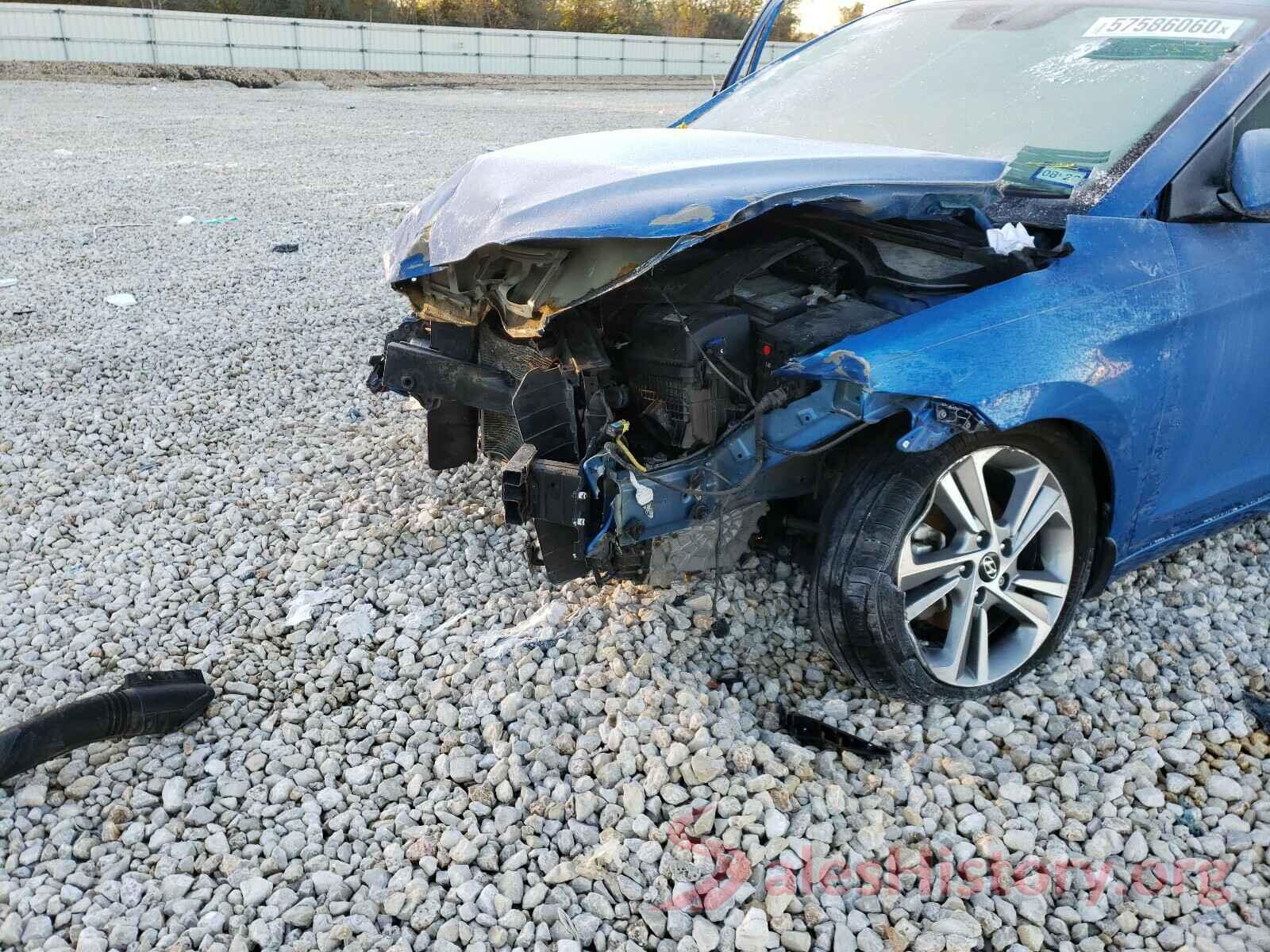 KMHD84LFXHU292550 2017 HYUNDAI ELANTRA