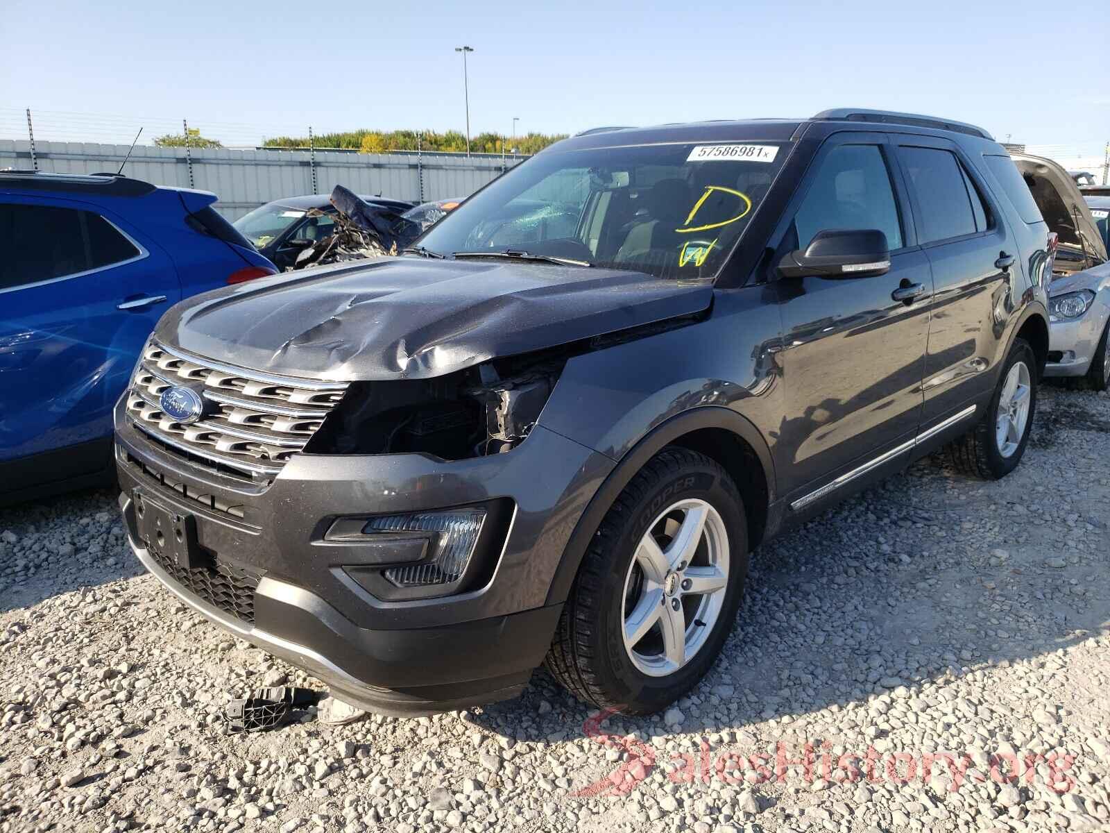 1FM5K8D84GGA06458 2016 FORD EXPLORER