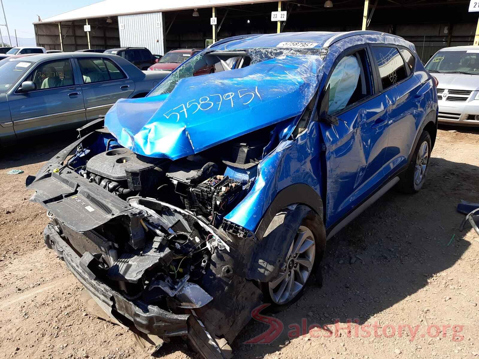 KM8J3CA49JU598867 2018 HYUNDAI TUCSON