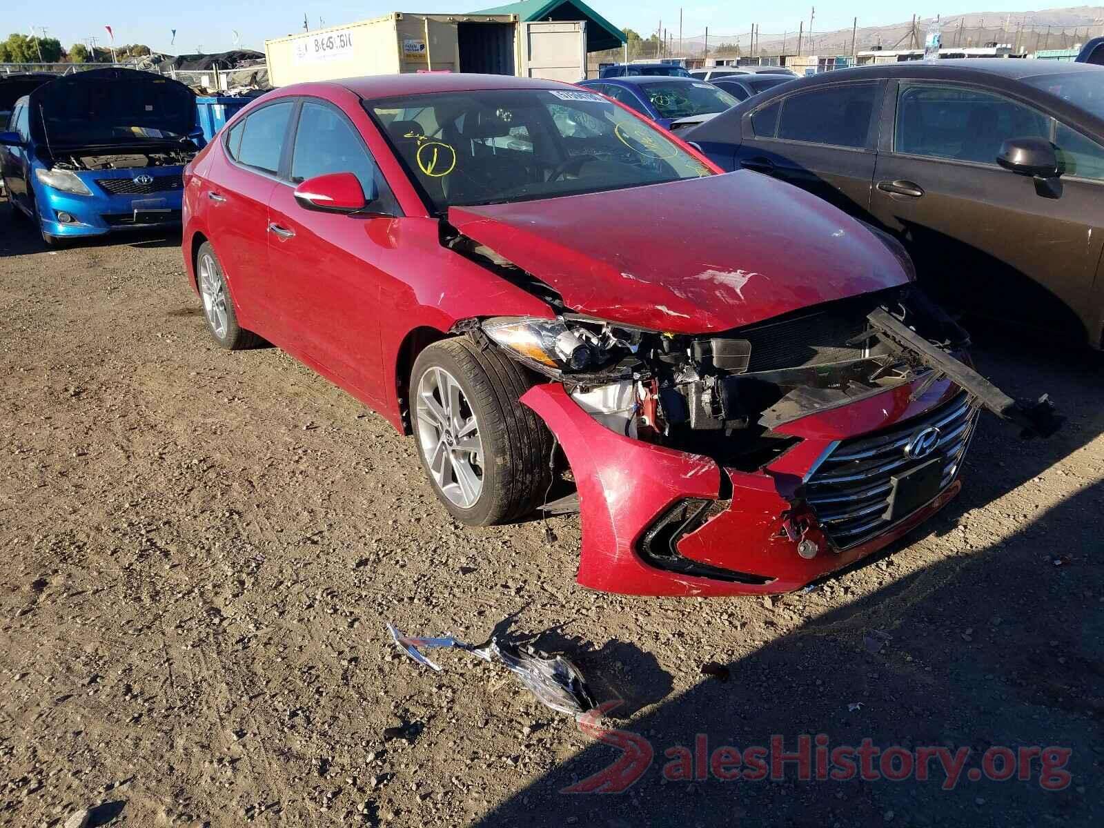 KMHD84LF3HU176753 2017 HYUNDAI ELANTRA