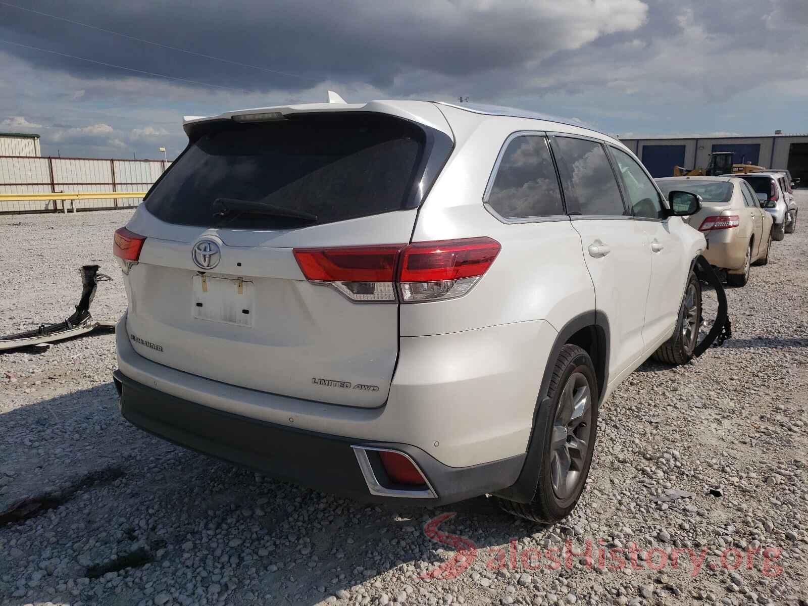 5TDDZRFH6HS443593 2017 TOYOTA HIGHLANDER