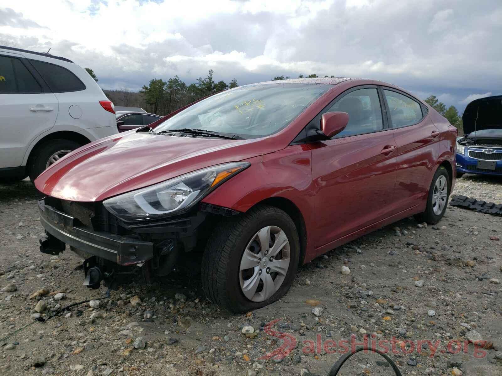 5NPDH4AE0GH750202 2016 HYUNDAI ELANTRA