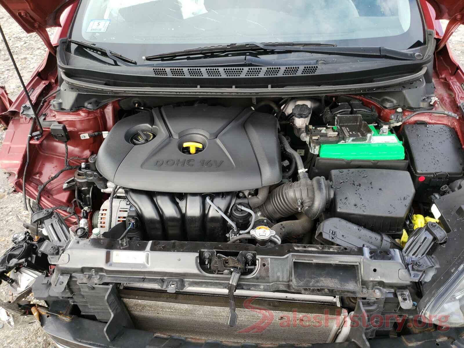 5NPDH4AE0GH750202 2016 HYUNDAI ELANTRA