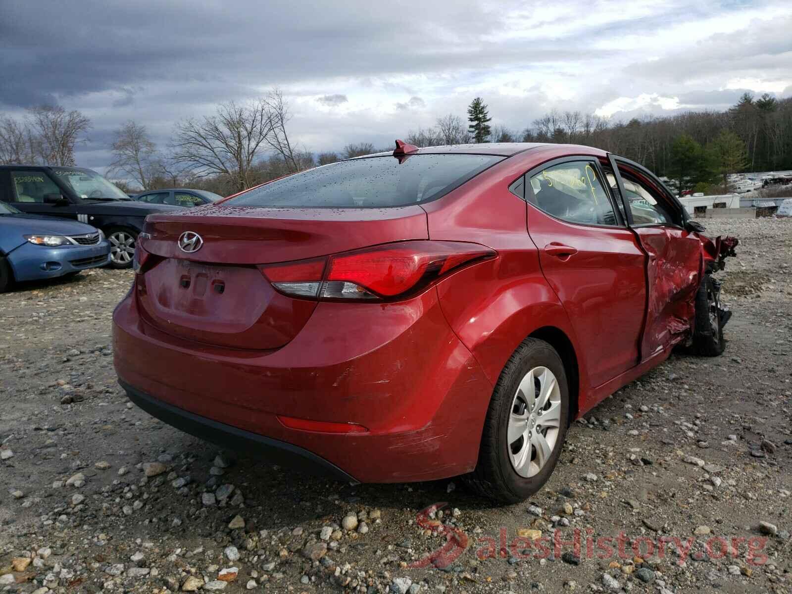 5NPDH4AE0GH750202 2016 HYUNDAI ELANTRA