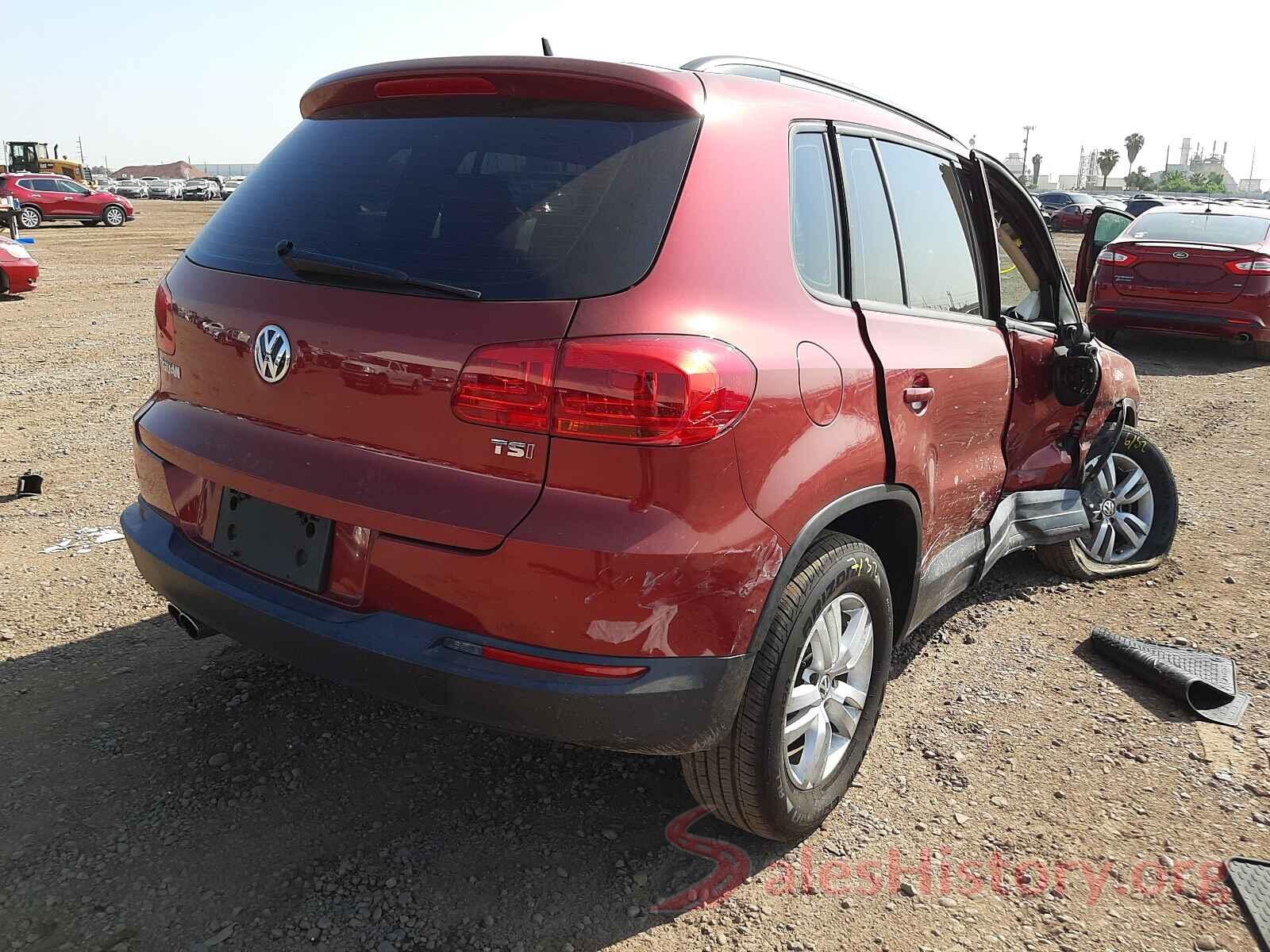 WVGAV7AX8GW001264 2016 VOLKSWAGEN TIGUAN