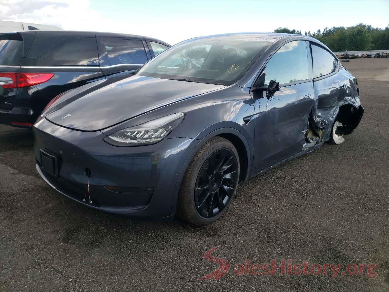 5YJYGDEE9MF097250 2021 TESLA MODEL Y