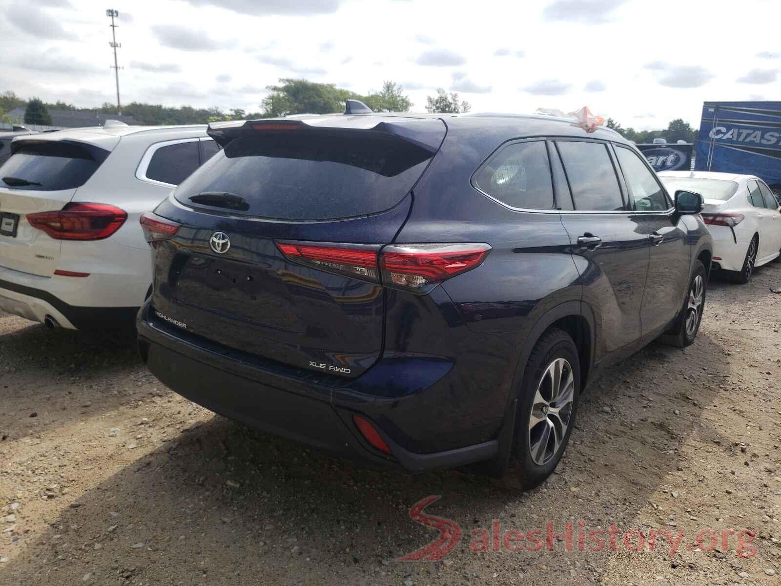 5TDGZRBHXMS524545 2021 TOYOTA HIGHLANDER