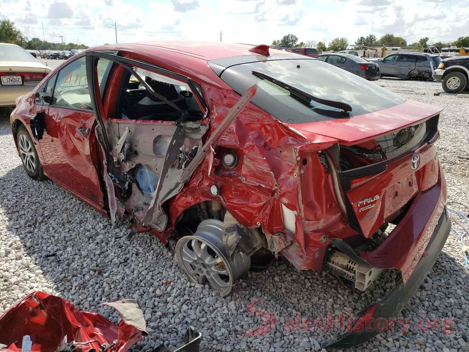 JTDL9RFU9K3010206 2019 TOYOTA PRIUS