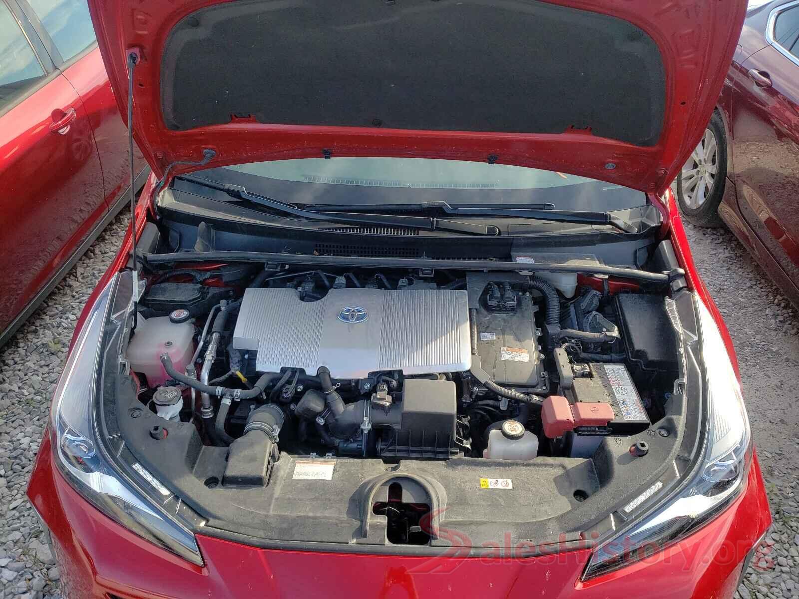 JTDL9RFU9K3010206 2019 TOYOTA PRIUS