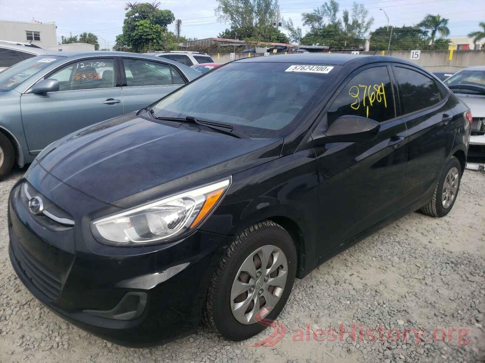 KMHCT4AE3GU114014 2016 HYUNDAI ACCENT