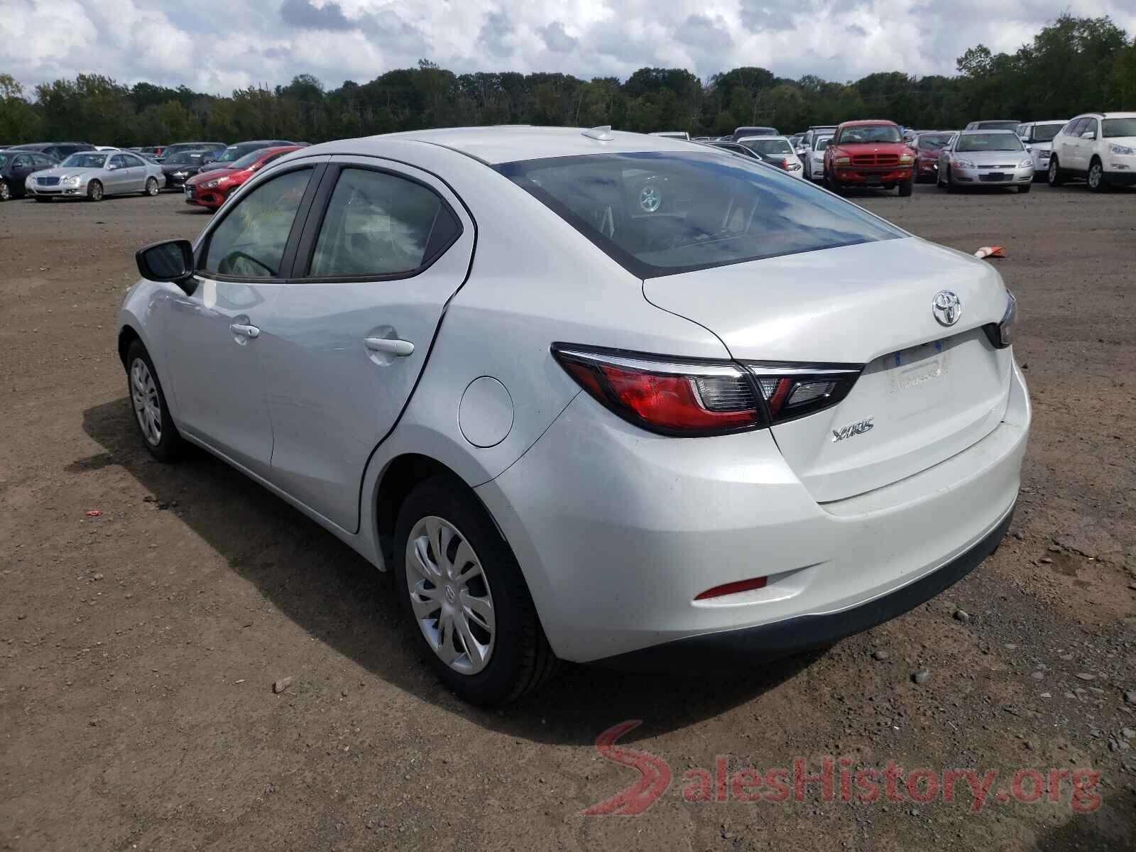 3MYDLBYV1KY508122 2019 TOYOTA YARIS