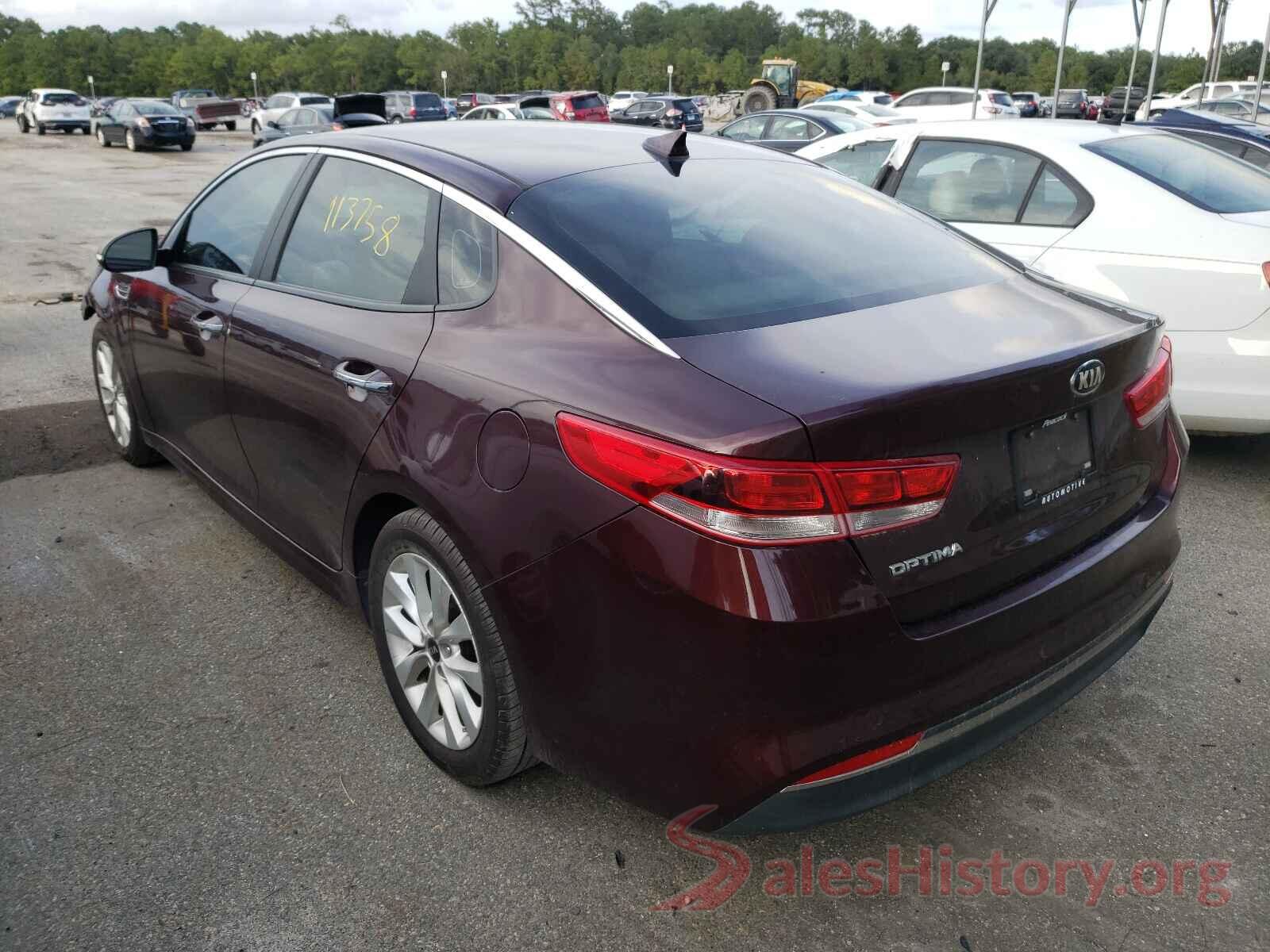 5XXGT4L30GG001970 2016 KIA OPTIMA