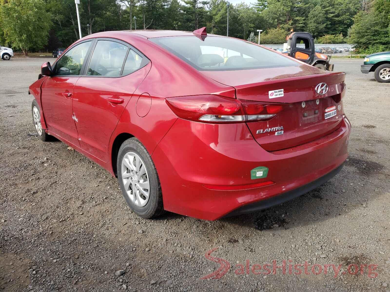 KMHD74LFXHU122451 2017 HYUNDAI ELANTRA