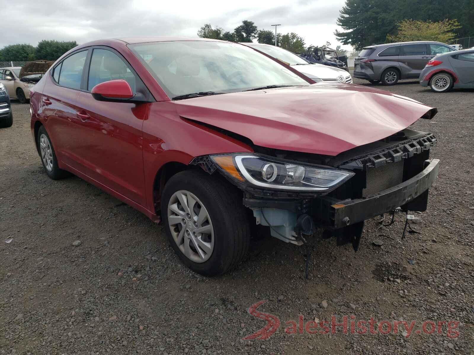 KMHD74LFXHU122451 2017 HYUNDAI ELANTRA