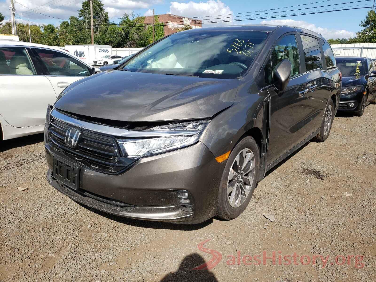 5FNRL6H78MB036710 2021 HONDA ODYSSEY