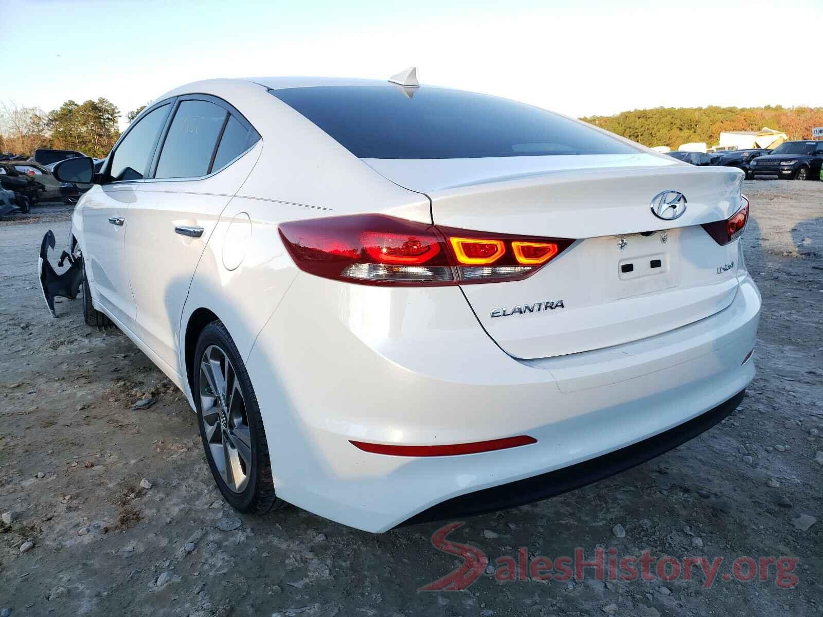 5NPD84LFXHH020563 2017 HYUNDAI ELANTRA