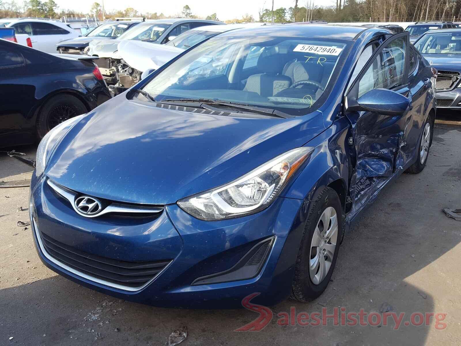 KMHDH4AE9GU492635 2016 HYUNDAI ELANTRA