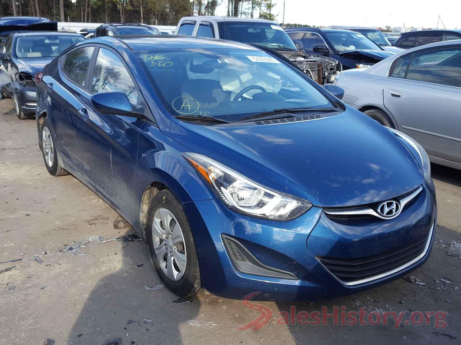 KMHDH4AE9GU492635 2016 HYUNDAI ELANTRA