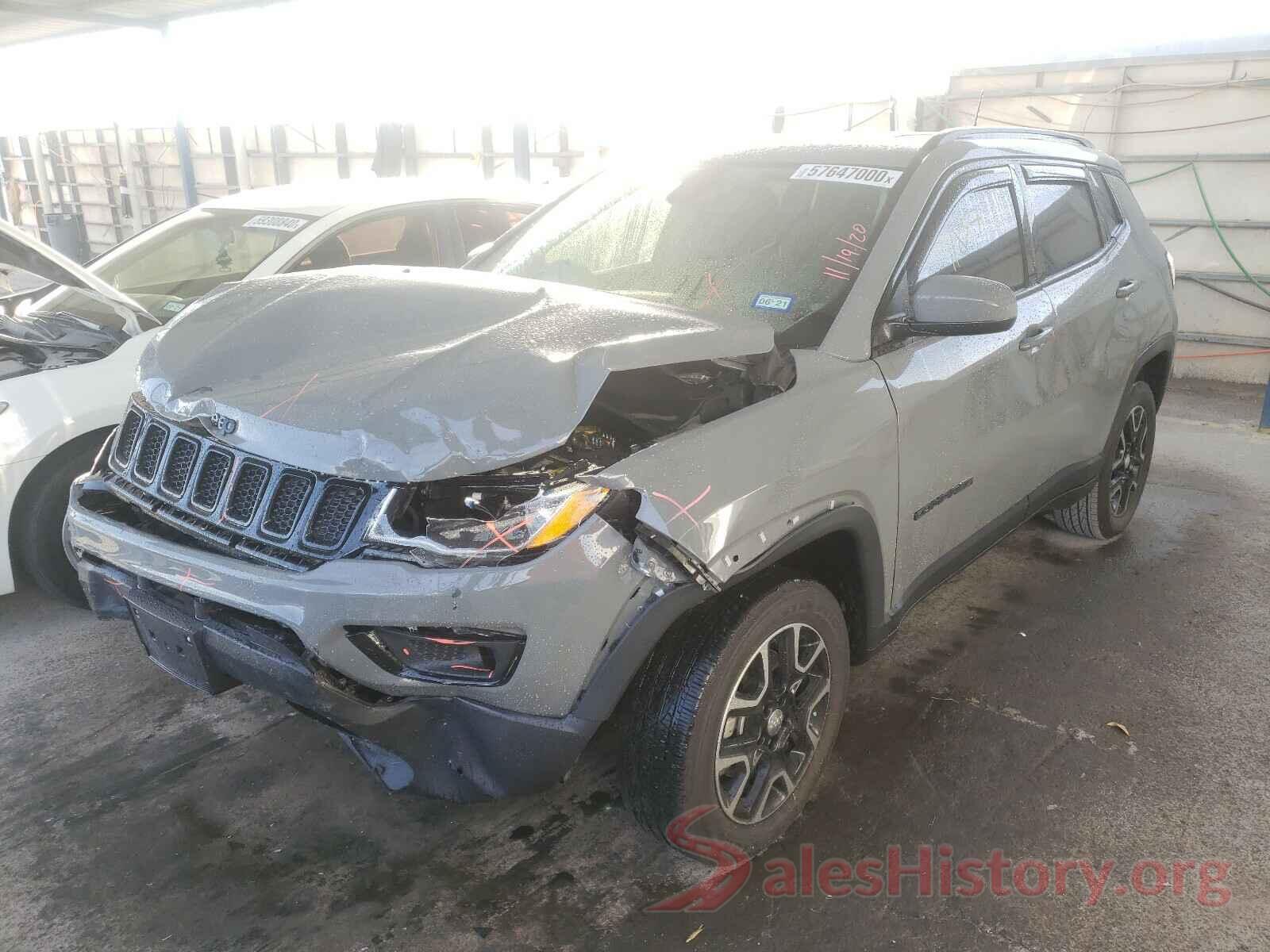 3C4NJDAB1KT781160 2019 JEEP COMPASS