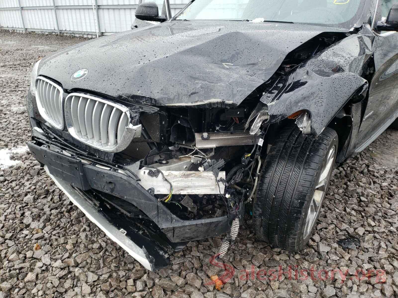 5UXWX9C54H0T13127 2017 BMW X3