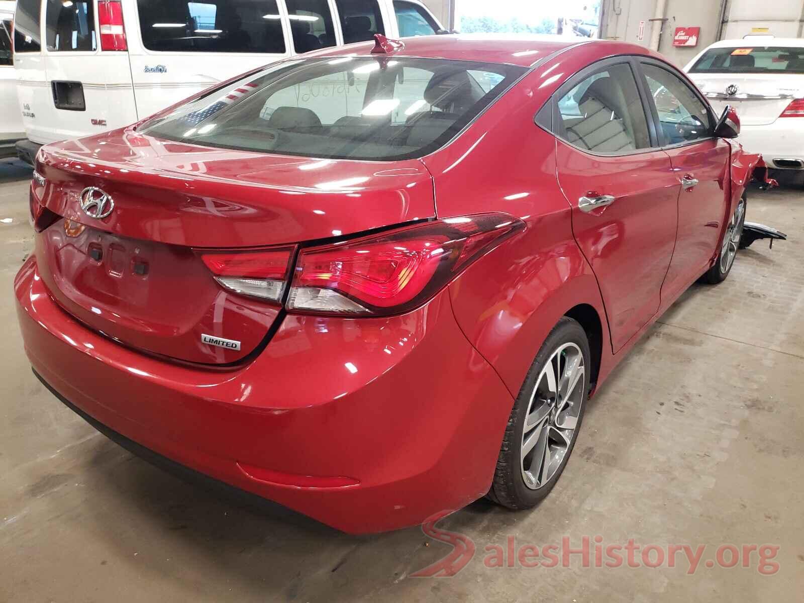 KMHDH4AE5GU593882 2016 HYUNDAI ELANTRA