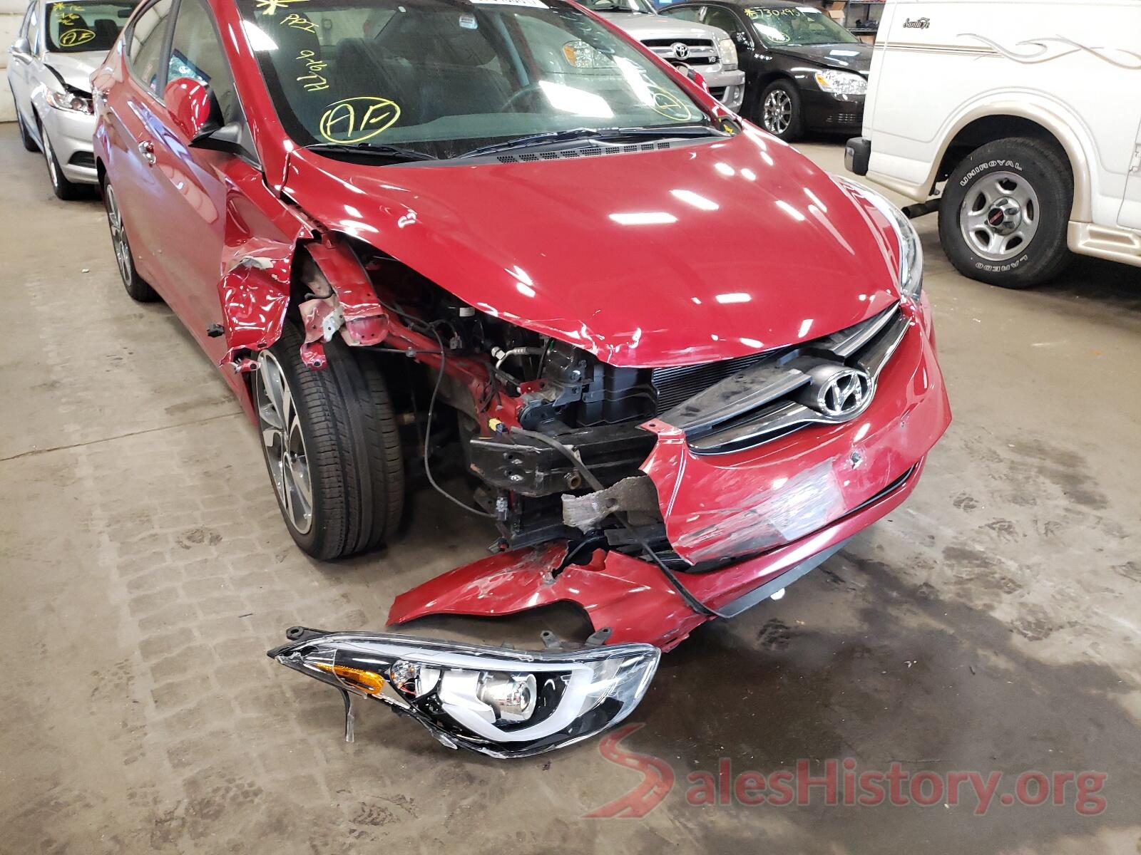 KMHDH4AE5GU593882 2016 HYUNDAI ELANTRA