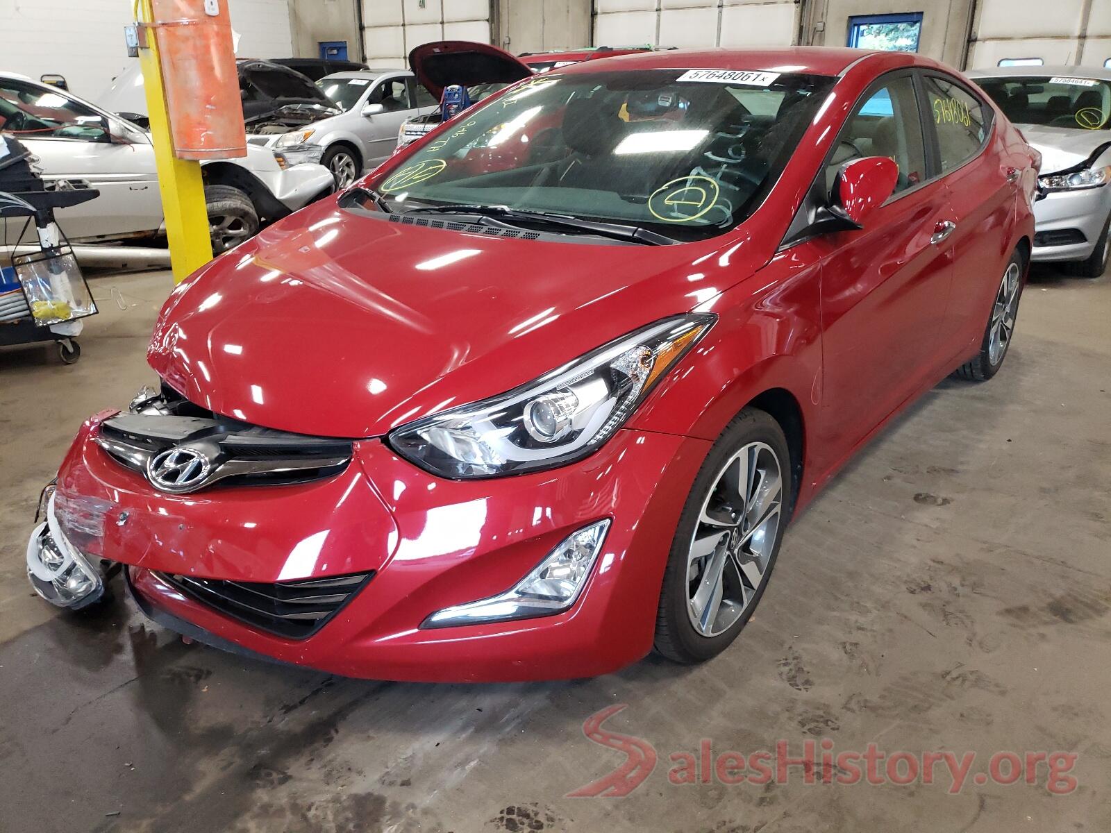 KMHDH4AE5GU593882 2016 HYUNDAI ELANTRA