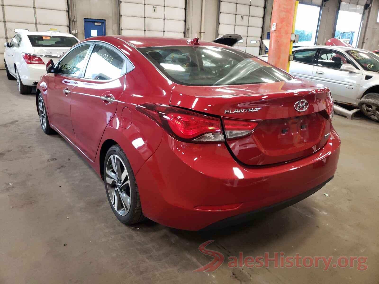 KMHDH4AE5GU593882 2016 HYUNDAI ELANTRA